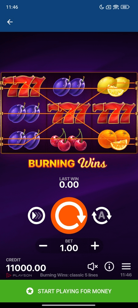 เล่นสล็อตออนไลน์ Burning Wins ที่ Mostbet