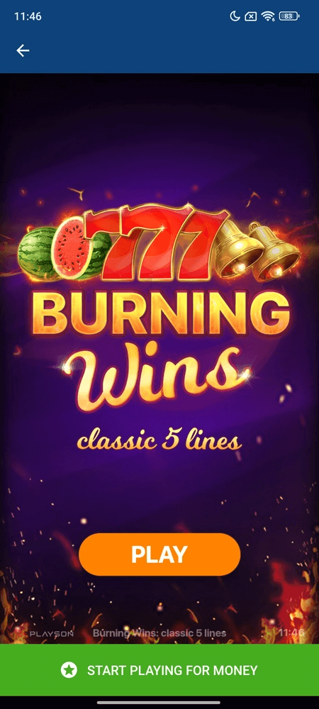 สล็อต Burning Wins ที่ Mostbet